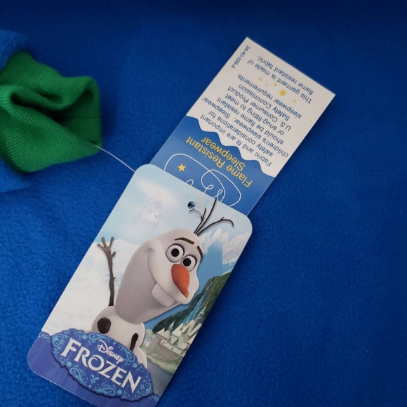 NWT Disney Frozen Olaf Blanket Sleeper Pajamas PJs - Picture 3 of 3